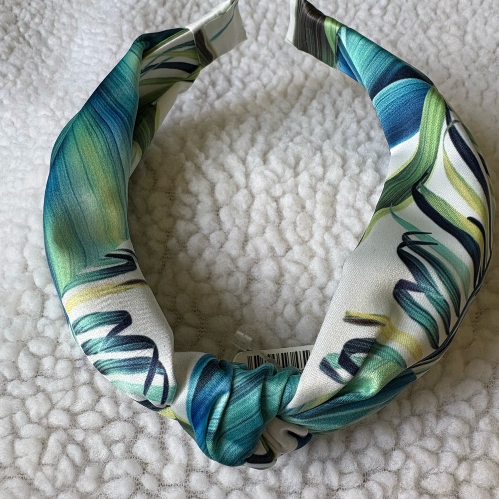 Anthropologie Tropical Print Headband - Picture 2 of 8